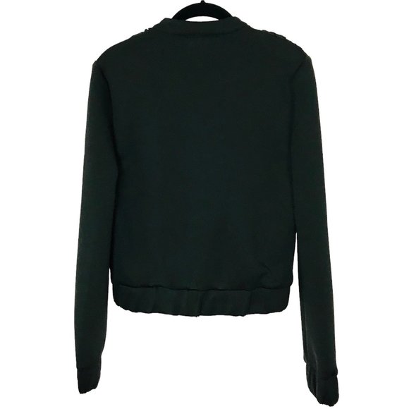 INA Bomber Jacket Black with Floral embroidered Detail S - Picture 3 of 7